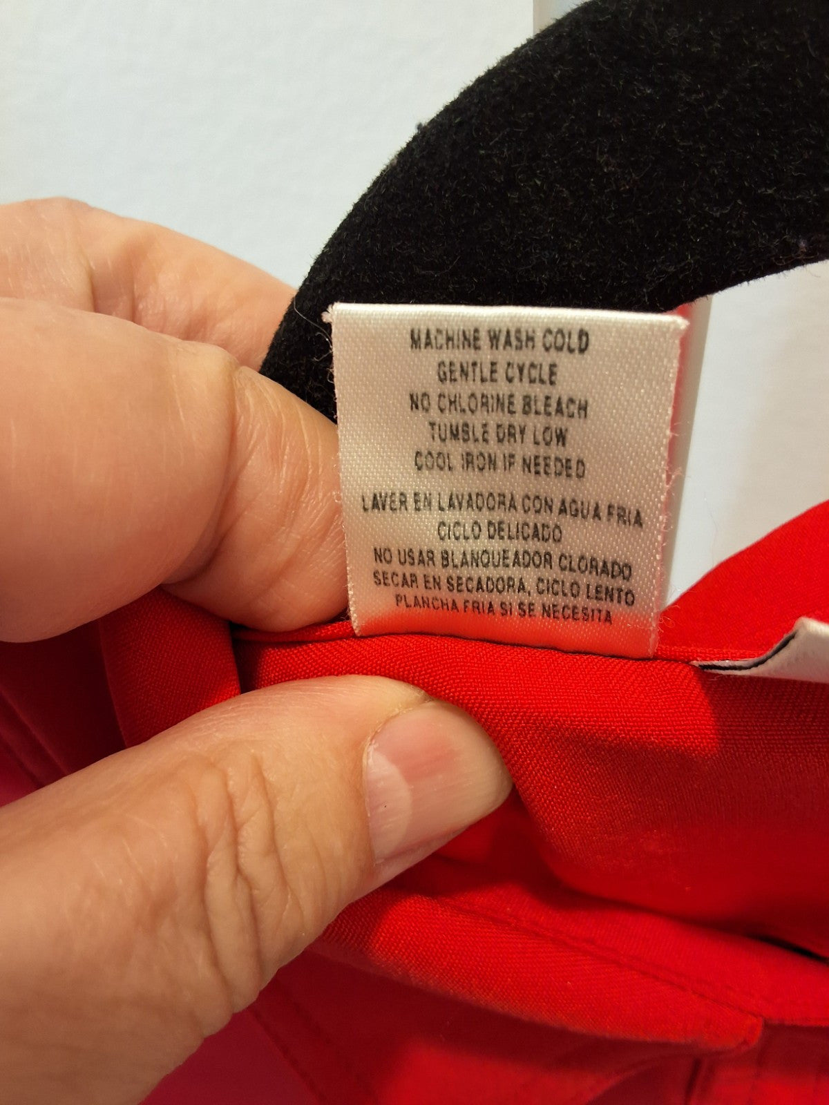 Kathy Che Stretch Size 8 Womens Embellished Silver Rough Accents Red Top