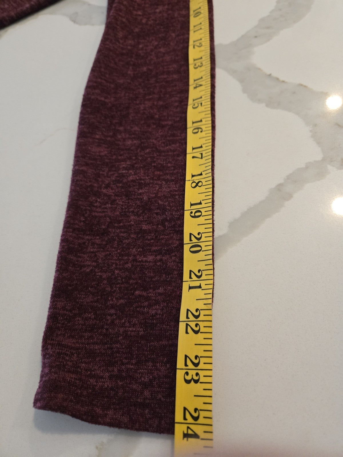 Forever 21 L Henley Crop Top Womens Burgundy Space Dye Long Sleeve Knit Shirt