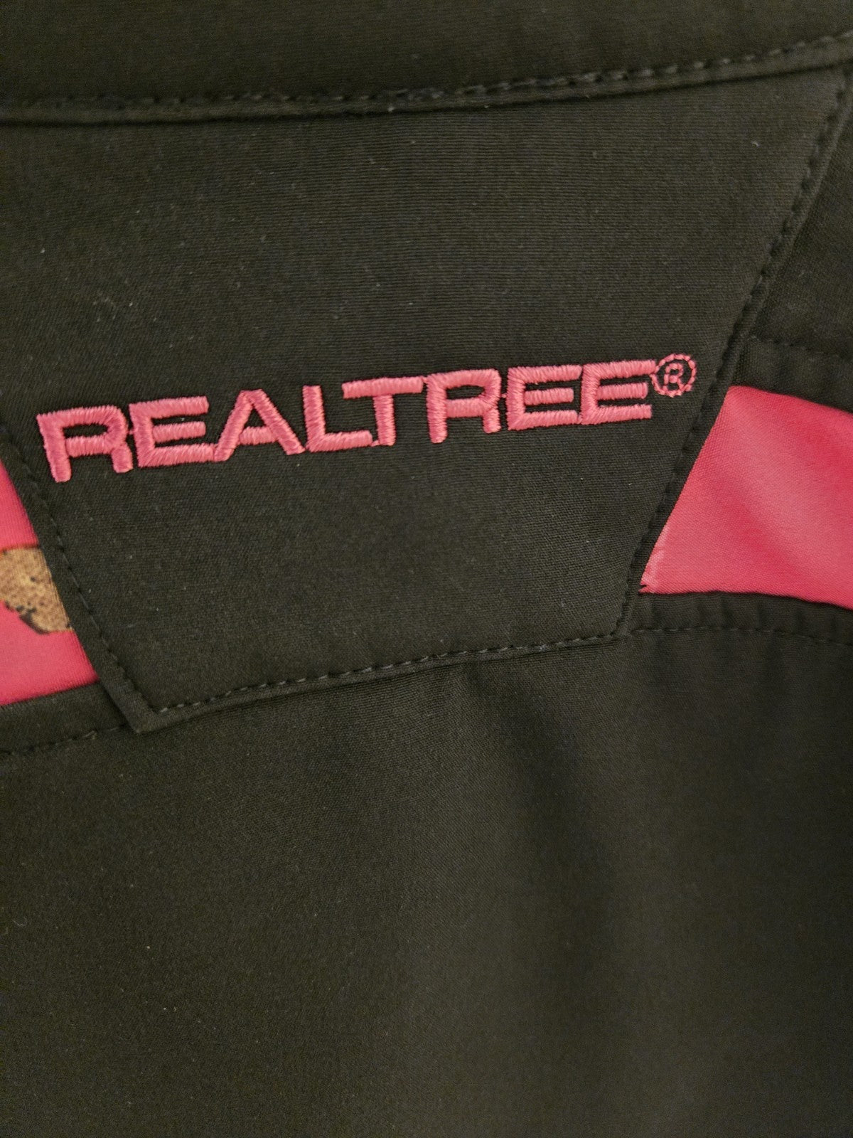 Realtree Medium Pink Camo Softshell Jacket Full Zip Outdoor Hunting Coat Women
