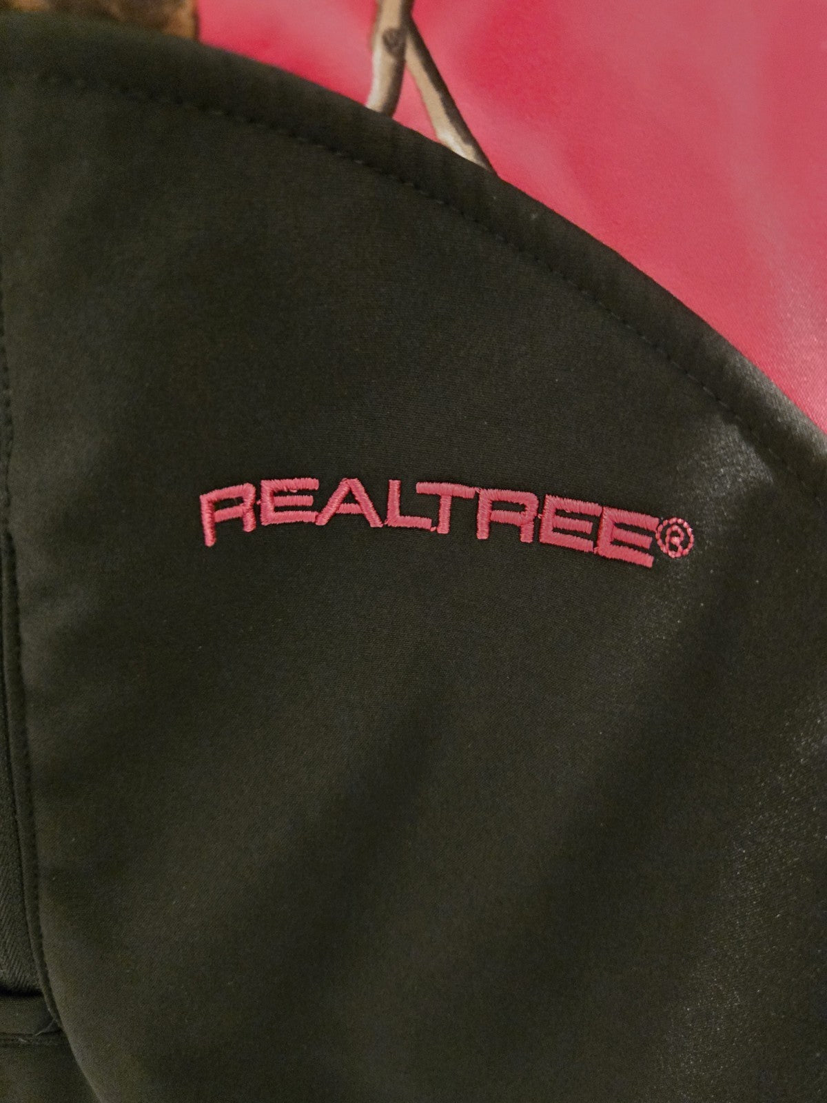 Realtree Medium Pink Camo Softshell Jacket Full Zip Outdoor Hunting Coat Women