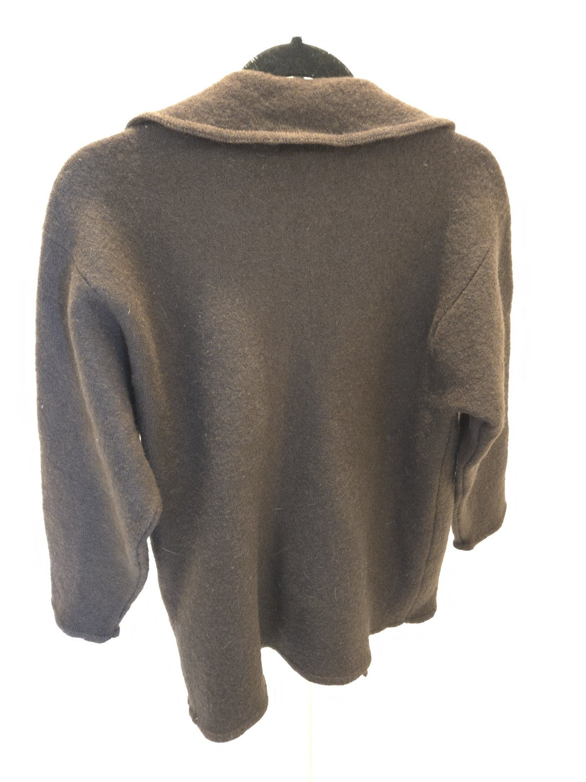 Gap 100% Wool Brown Double-Breasted with Pockets Jacket Size S Womens