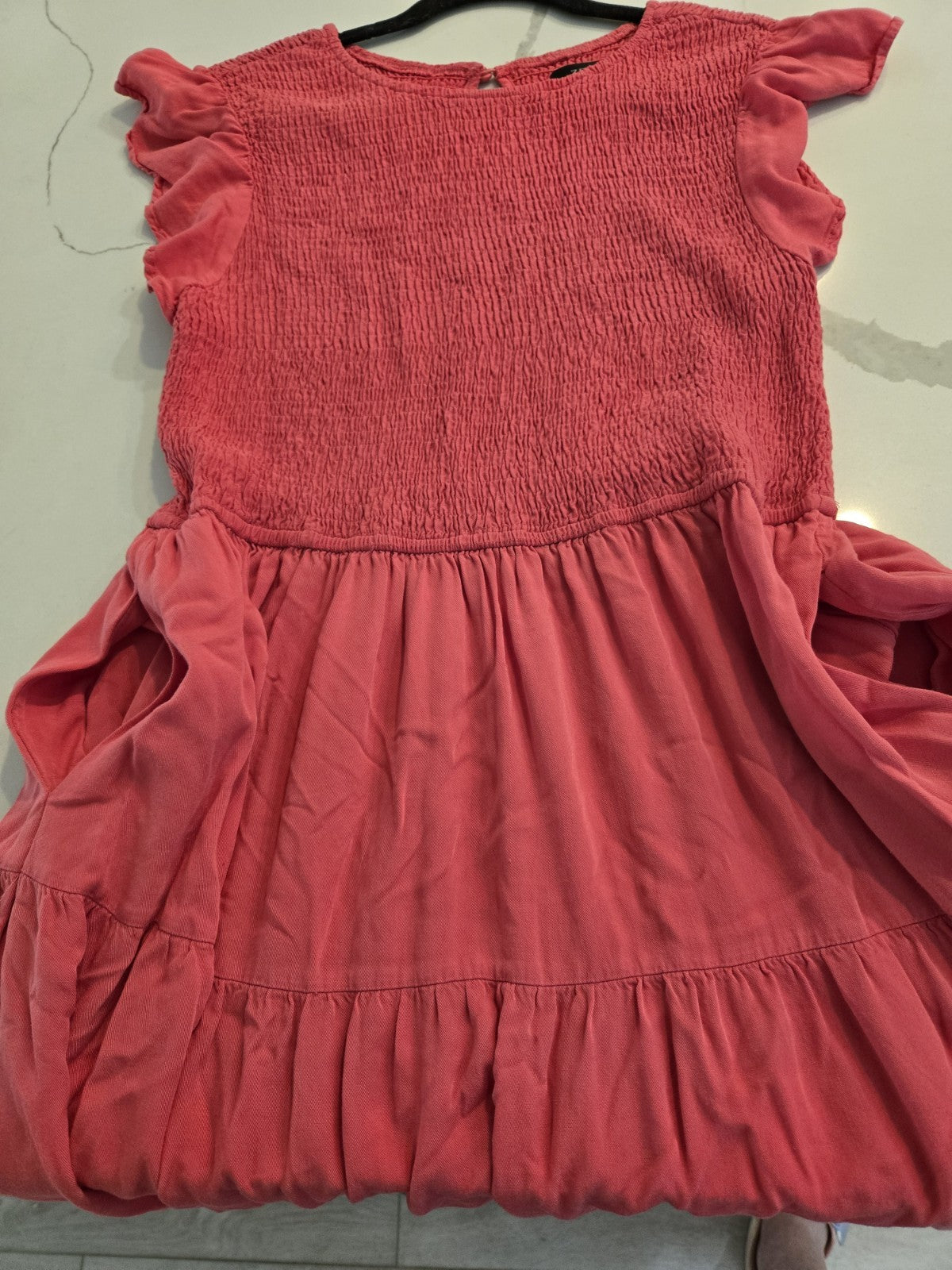 2 Piece Zesica Rose Dress with Turtle Bay Jean Jacket Outfit Y2K Set Size L