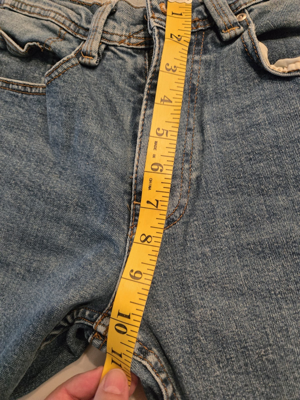 ZARA Size 30 Slim Fit High Rise Medium Wash Denim Womens Classic Blue Jeans