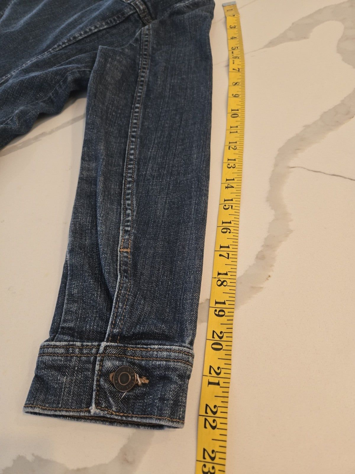 Gap Vintage Denim Jacket Y2K Red Tag M Womens Blue Medium Wash Trucker Jean