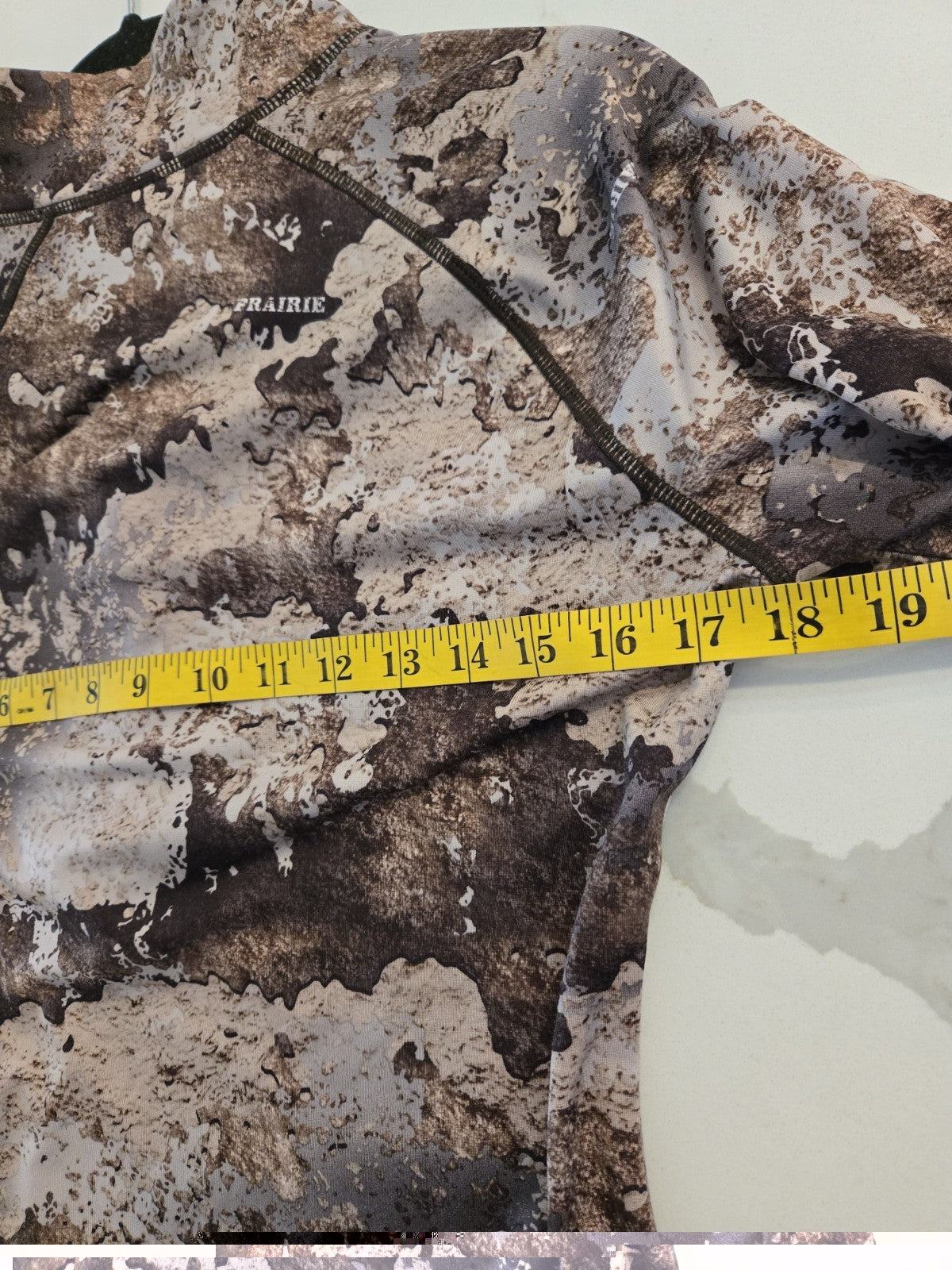 SHE Outdoor Small Prairie Camo 1/4 Zip Fleece Pullover Women Hunting Activewear