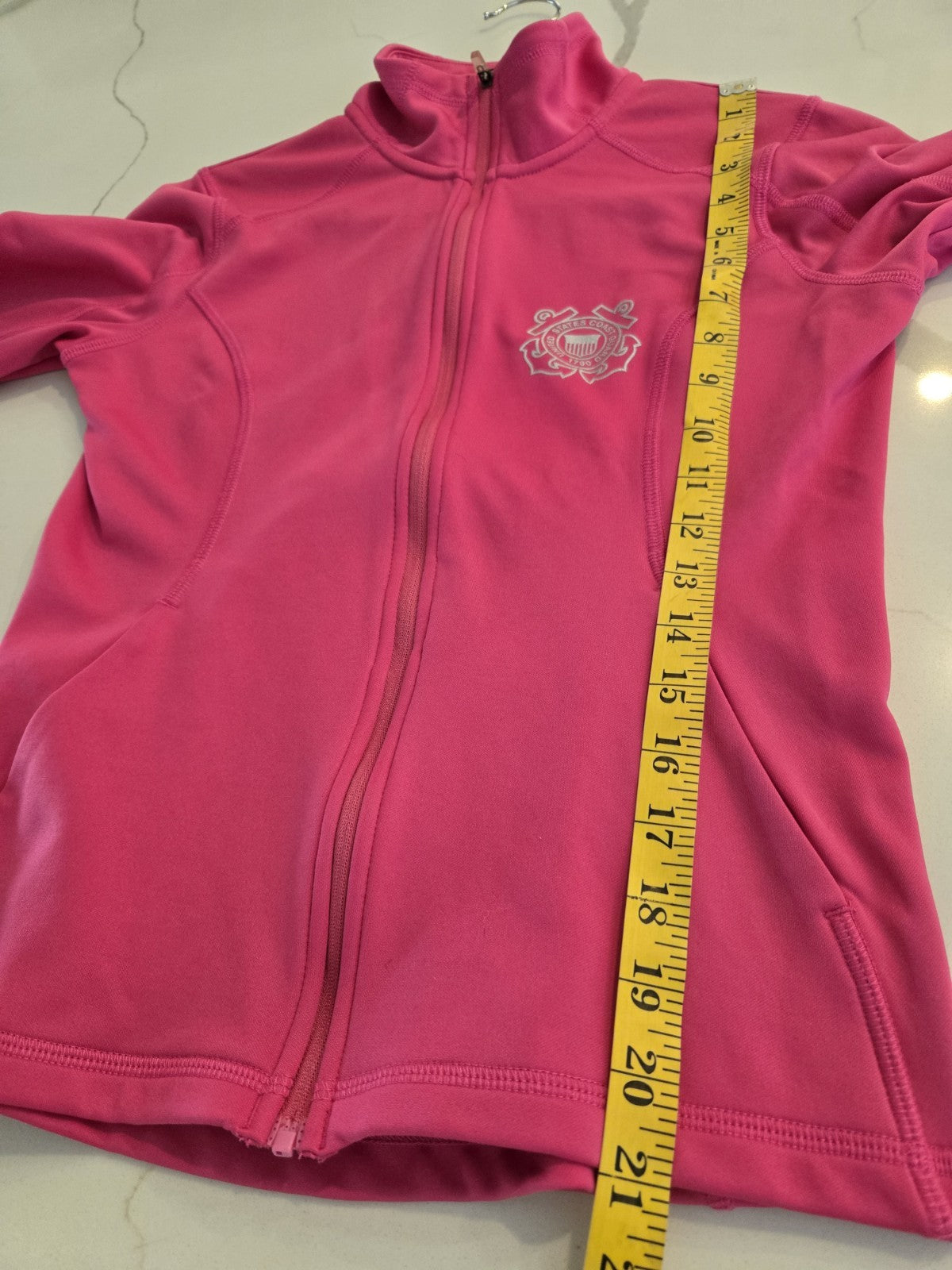 Champion Women’s Small Magenta Long Sleeve Running Track Jacket Full Zip (Jo)