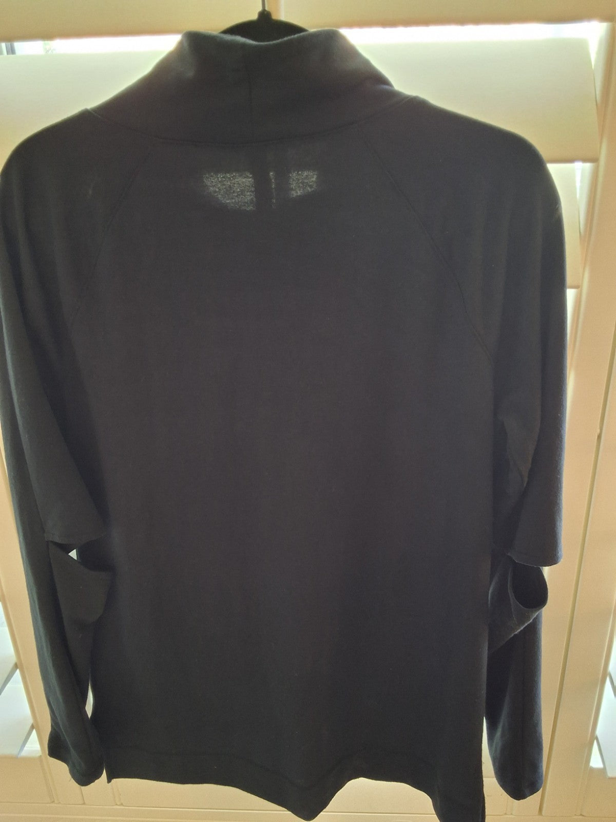 Live Love Dream LLD Women's Size M Black Cowl Neck Pullover Hoodie Sweatshirt