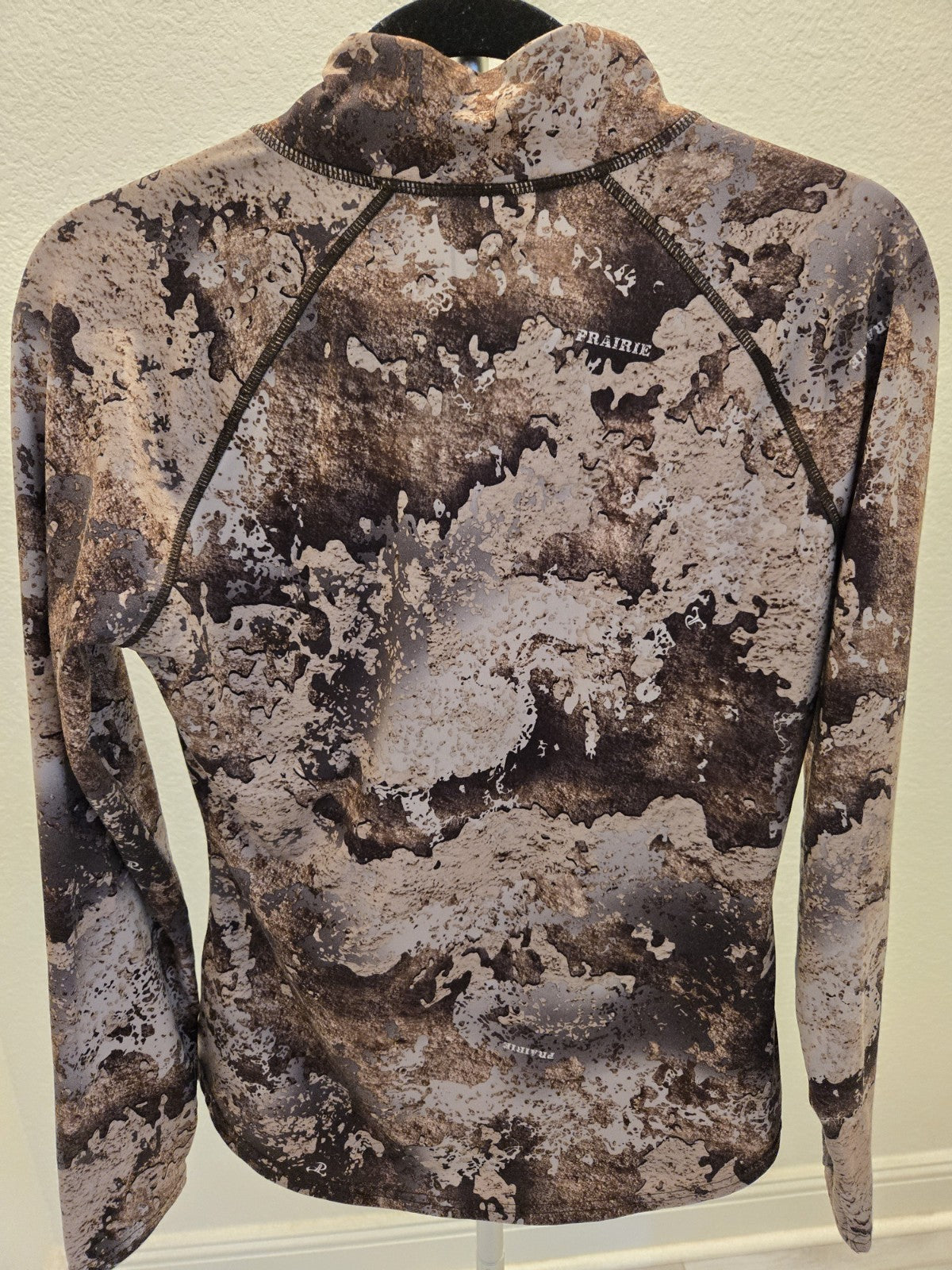 SHE Outdoor Small Prairie Camo 1/4 Zip Fleece Pullover Women Hunting Activewear