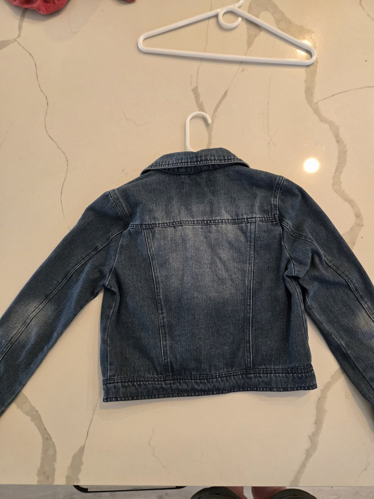 Dollhouse Denim Jacket M With Star Colar Blue Jean Trucker Vintage Style Y2K