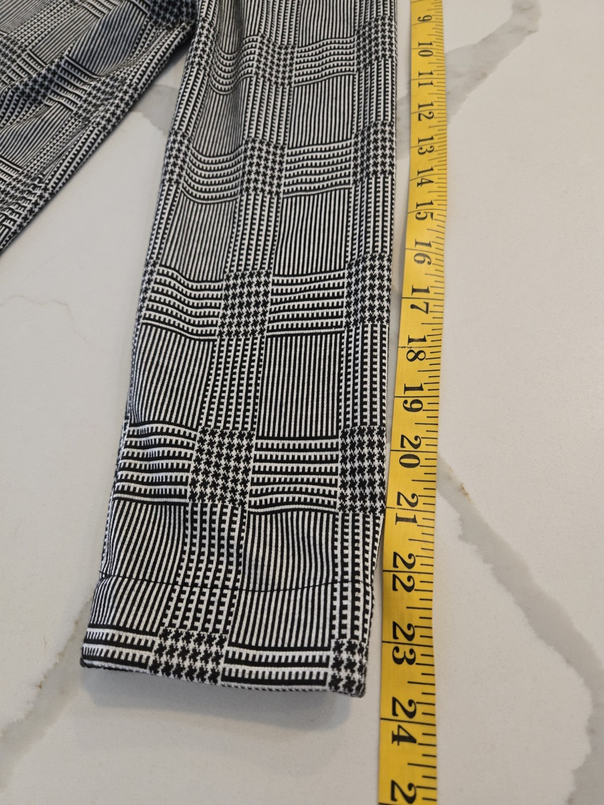 Derek Heart NEW Plaid Blazer L Womens Hoodie Insert Jacket Check Pattern Large