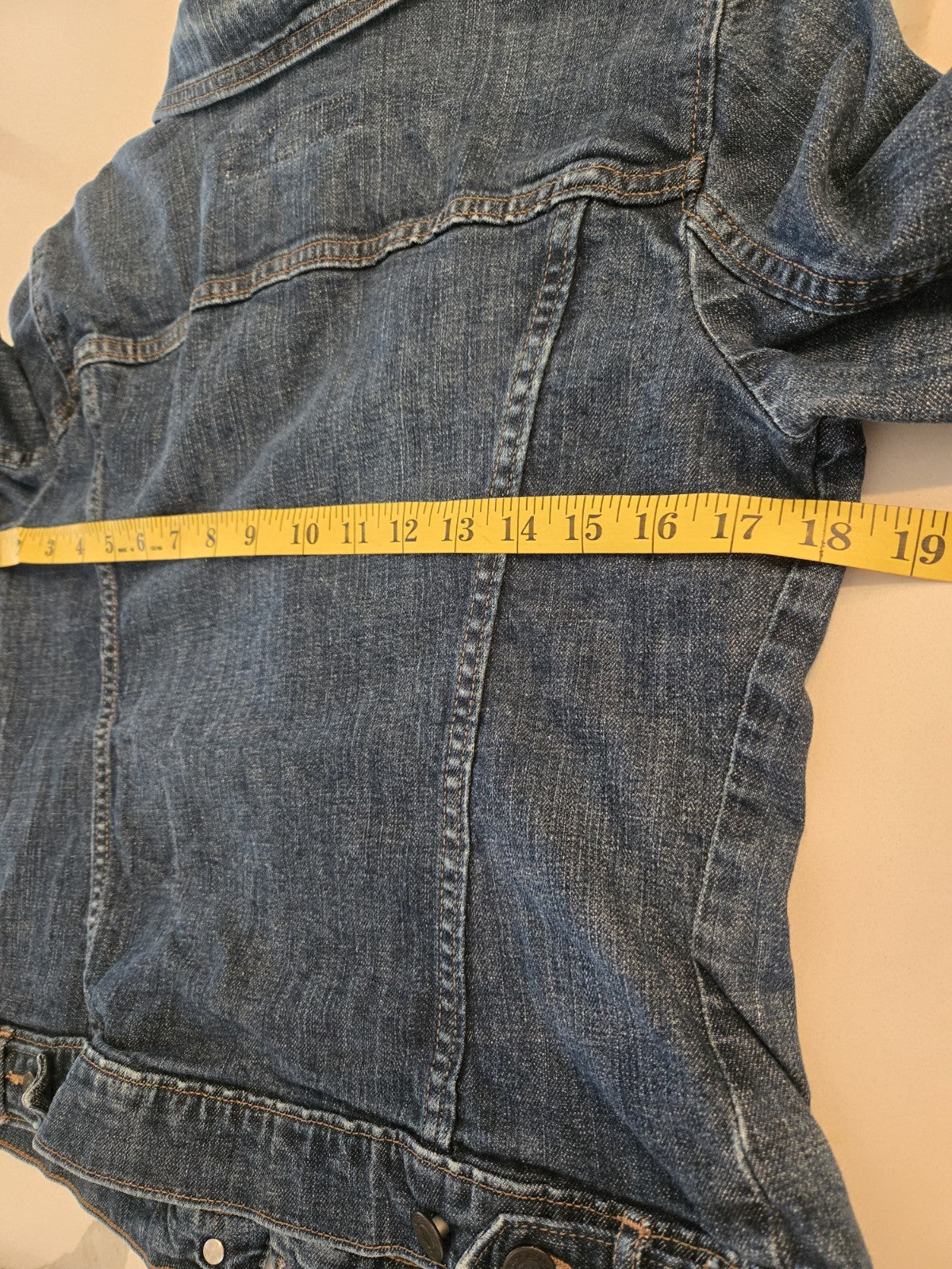 Gap Vintage Denim Jacket Y2K Red Tag M Womens Blue Medium Wash Trucker Jean