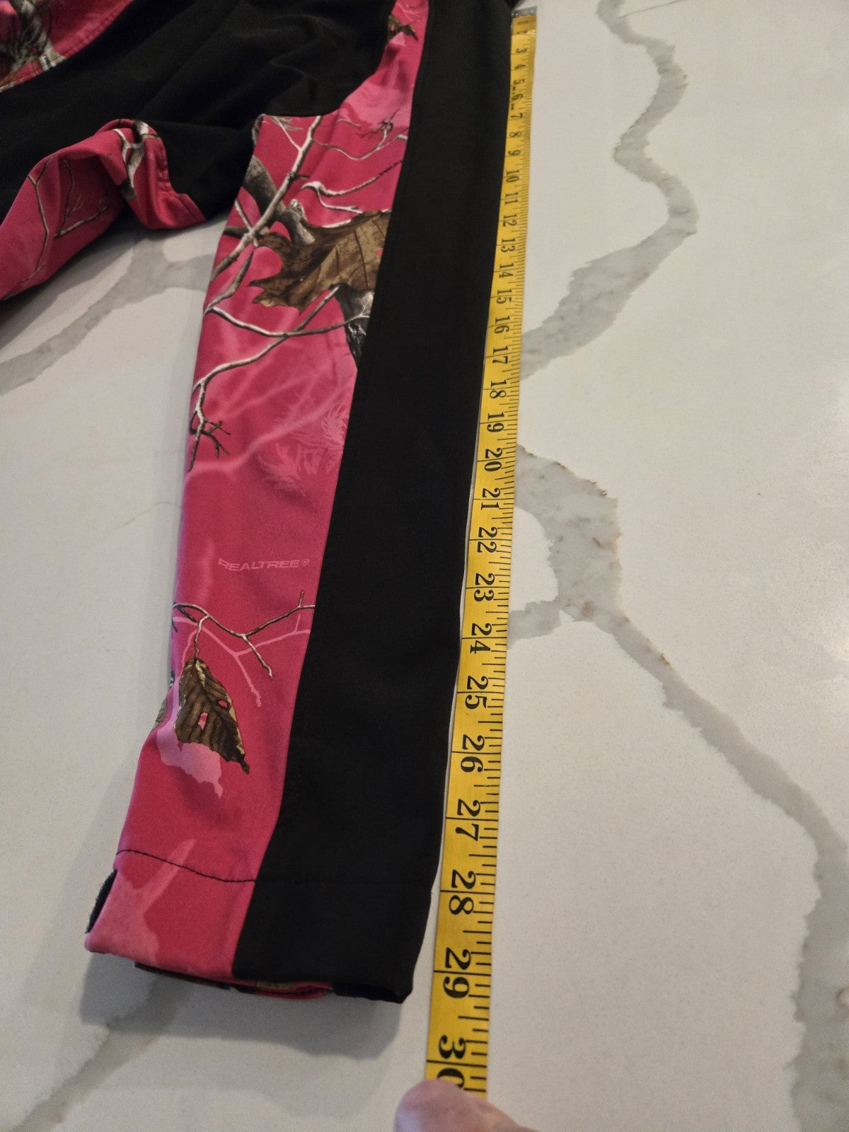 Realtree Medium Pink Camo Softshell Jacket Full Zip Outdoor Hunting Coat Women