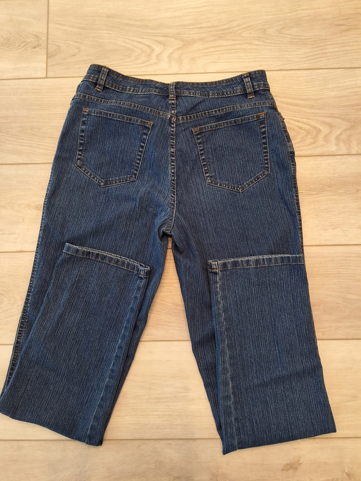 Bill Blass Straight Leg Size 6 Small High Rise Blue Denim Stretch Jeans