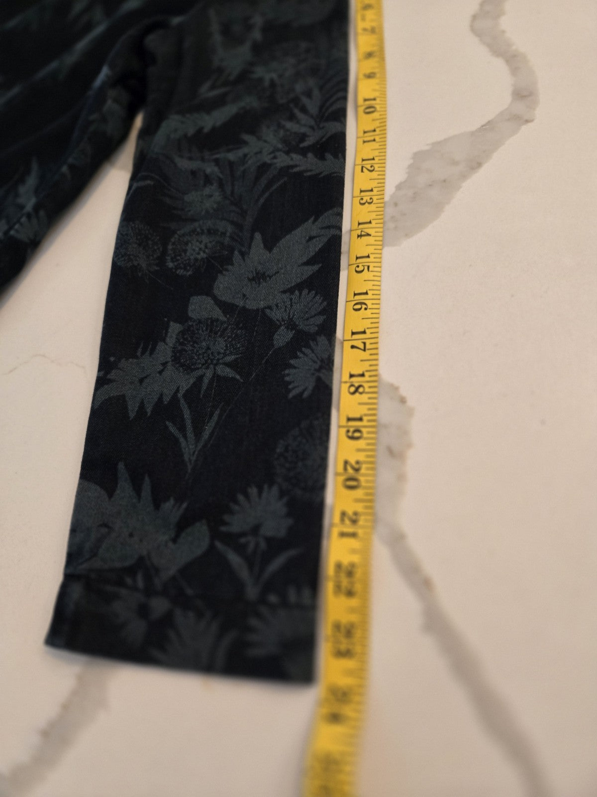 Liverpool Los Angeles Denim Blazer M Womens Botanical Floral Print Jacket