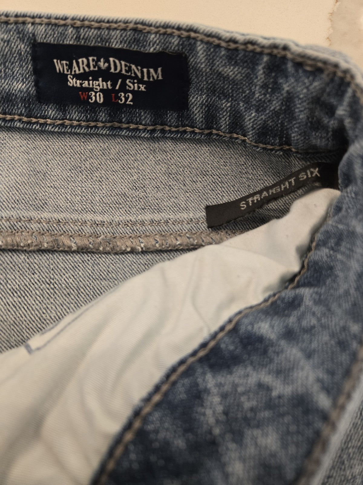 Buffalo David Bitton Mens Straight Leg  30x32 Jeans Lt Wash Blue Denim Y2K Vintage