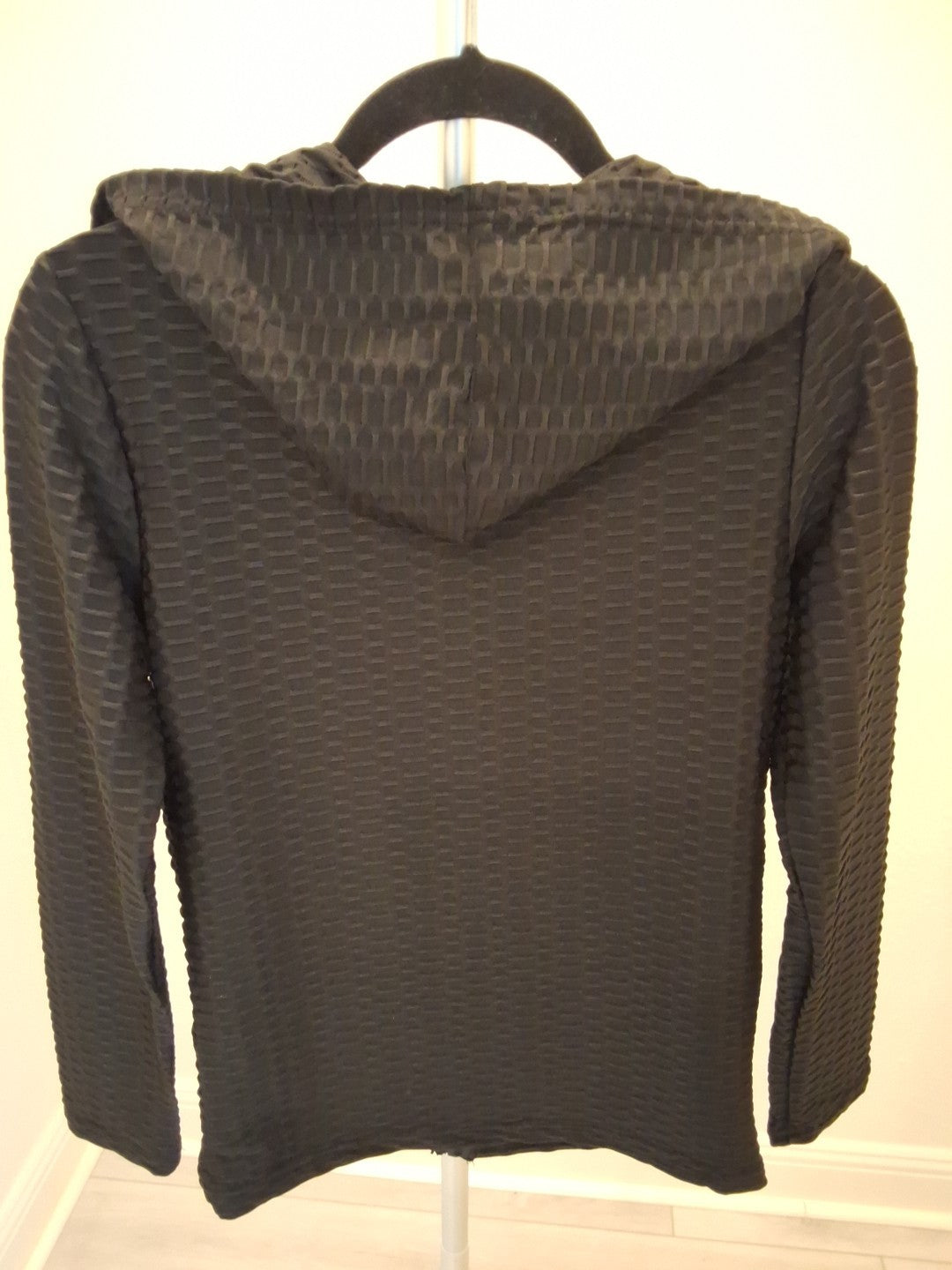New Mix L/XL Zip Front Lightweight Black Womens Sport Jacket