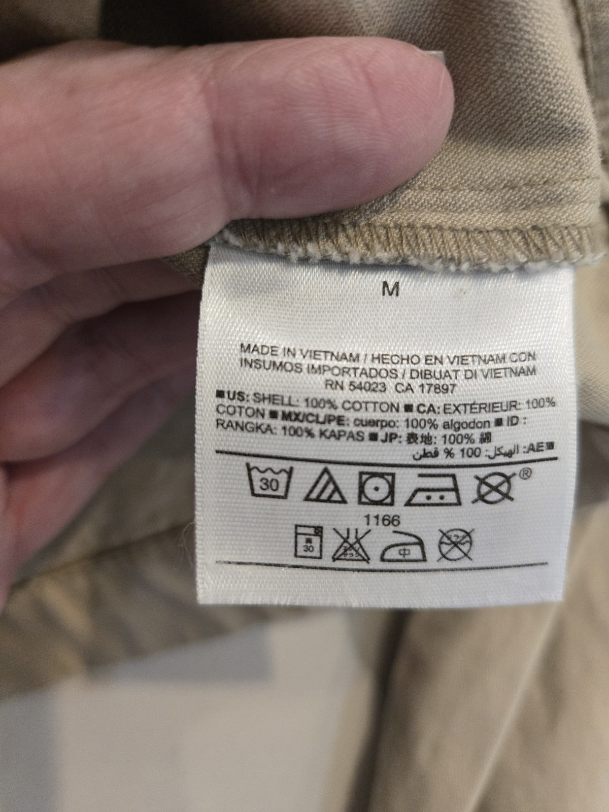 Old Navy Womens Large Khaki Utility Military Zip Snap Jacket Cotton Cinch Waist