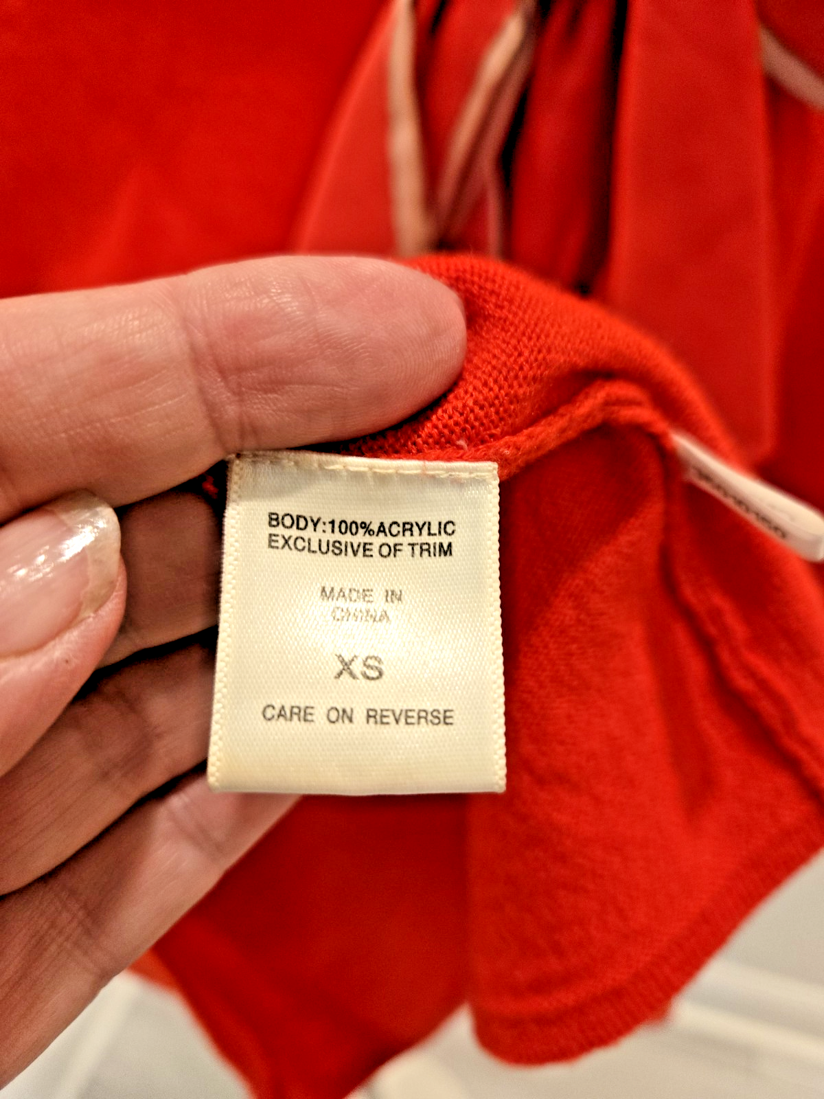 NY&Co Women's XS Coral Knit Sweater Oversized Side Bow Accent Long Sleeve Top