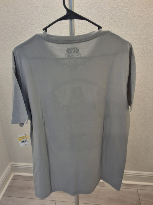 Star Wars T-Shirt Men's Large Darth Vader Stormtrooper Graphic Mad Engine Tee