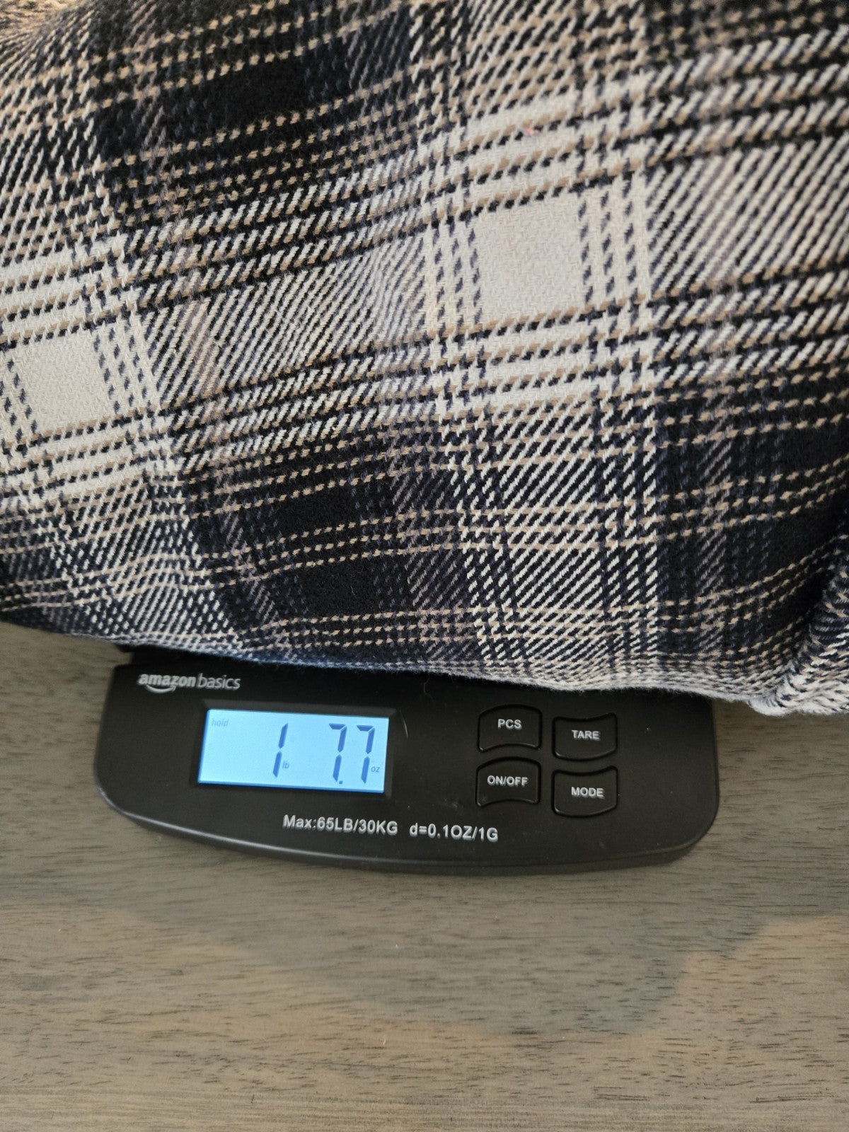 ORVIS Classic Collection Flannel Shirt Mens XL Black White Plaid Heavy Shacket