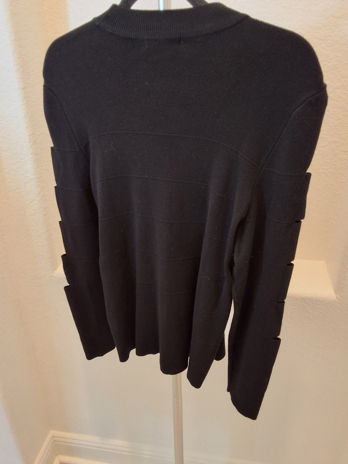 Jennifer Lopez NWOT Y2K Top Mockneck Sleeve Slash Cut Out Details Trendy XXL