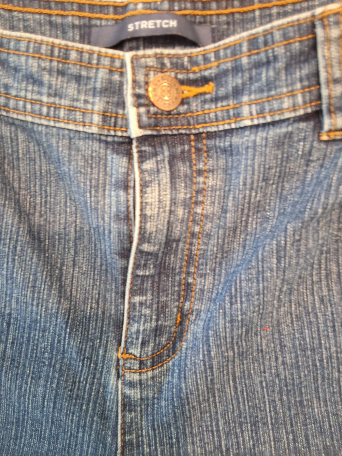 Bill Blass Straight Leg Size 6 Small High Rise Blue Denim Stretch Jeans
